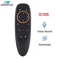 GAMINJA G10S Air Mouse Voice Remote Control 2.4G Wireless Gyroscope IR Learning for H96 MAX X88 PRO X96 MAX Android TV Box HK1