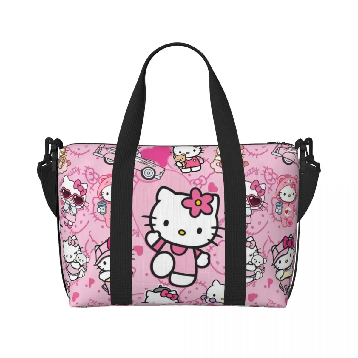 

Большая сумка-тоут Hello Kitty Daliy, женские пескозащитные сумки-тоут для спортзала