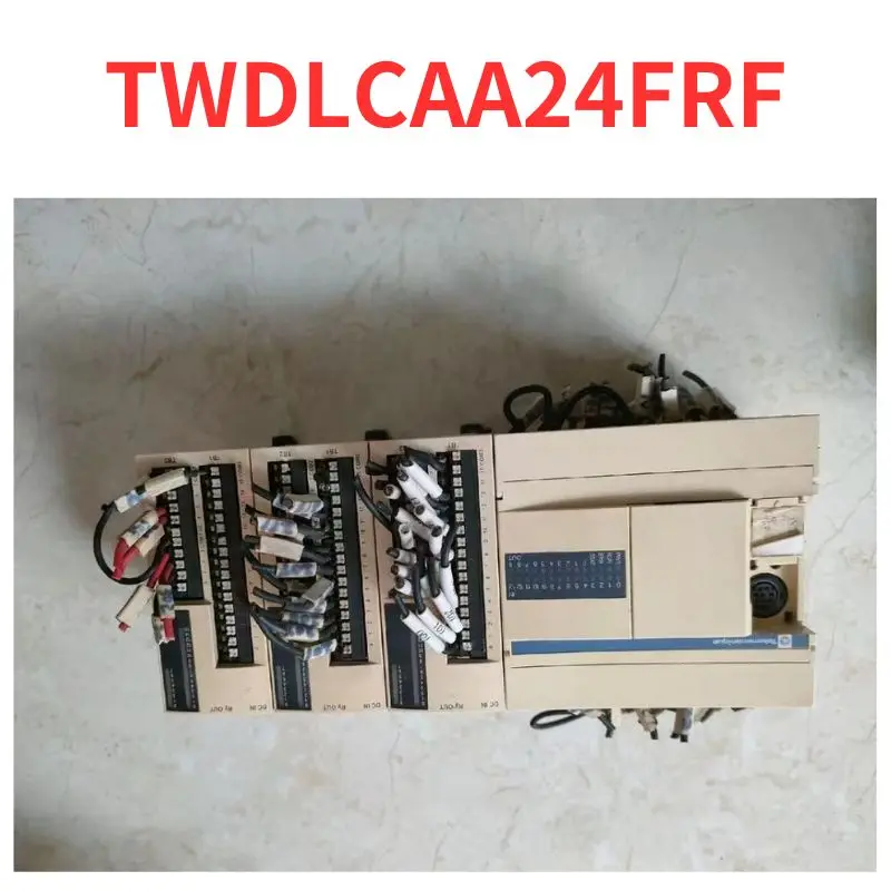 

second-hand PLC TWDLCAA24FRF, function well Tested well and shipped quickly