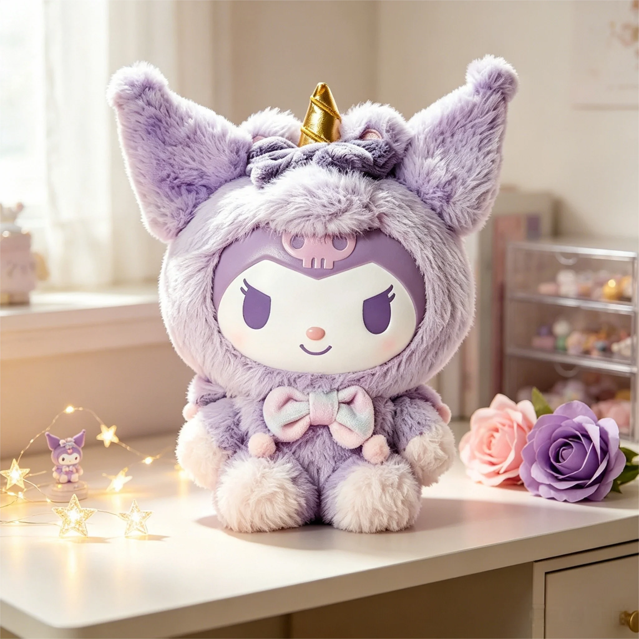 2026 New Sanrio Dream Unicorn Vinyl Plush Blind Box Hello Kitty Kuromi Bag Pendant Gift for Girls