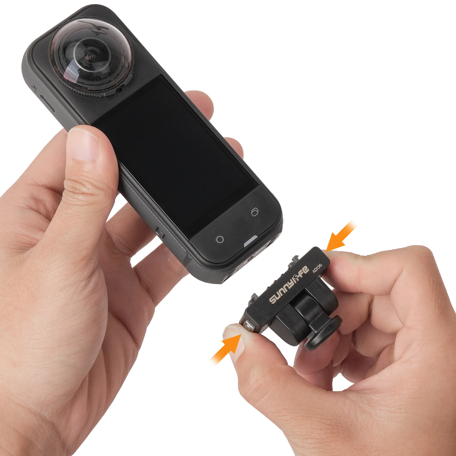 

Резьба 1/4 дюйма 180 ° Регулируемый магнитный адаптер для Insta360 X4 Air/X5/Ace/Pro 2/1, быстросъемные аксессуары для камеры