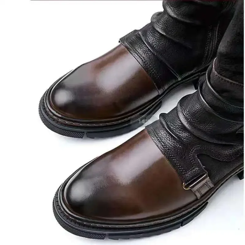 Men's Medieval Retro PU Leather Shoe Middle Ages Ankle Boots Victorian Renaissance Women Boot Cosplay Shoes