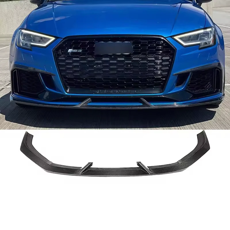 

Carbon Fiber Front Bumper Lip for Audi Rs3 2017 2018 Ture Factory Fitment