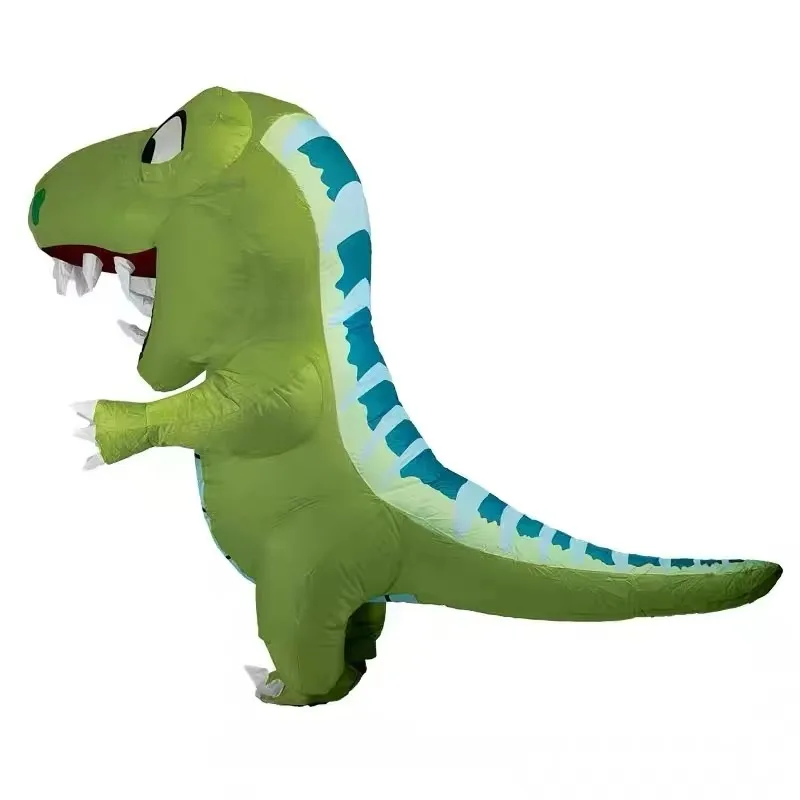 Adult Fat-Headed Dinosaur Inflatable Costume  Full Body Inflated Animal Blow Up Suit Fancy Dress Cosplay Halloween Costume view 6