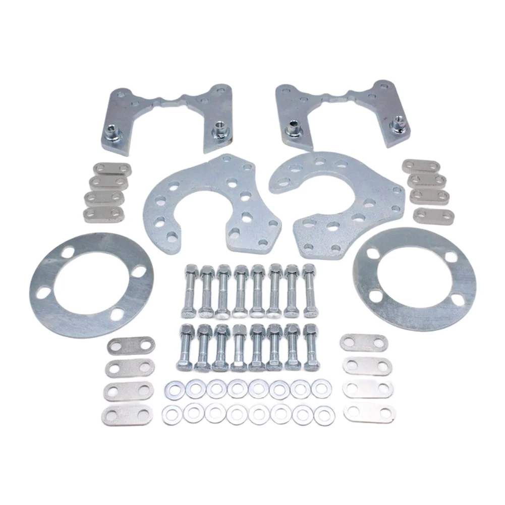1 Set Brake Caliper Bracket For Ford 9'' Metric DISC Brake Caliper Brackets W/ Hardware Accessories