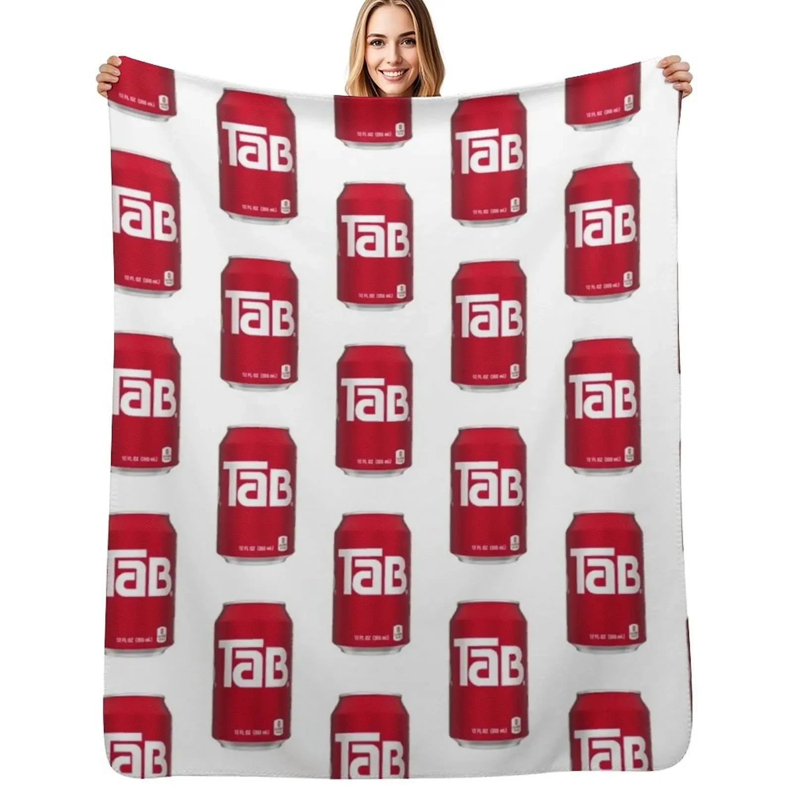 

Tab Diet Soda can 1960s Throw Blanket wednesday Blankets Sofas Of Decoration Plush Giant Sofa Blanket