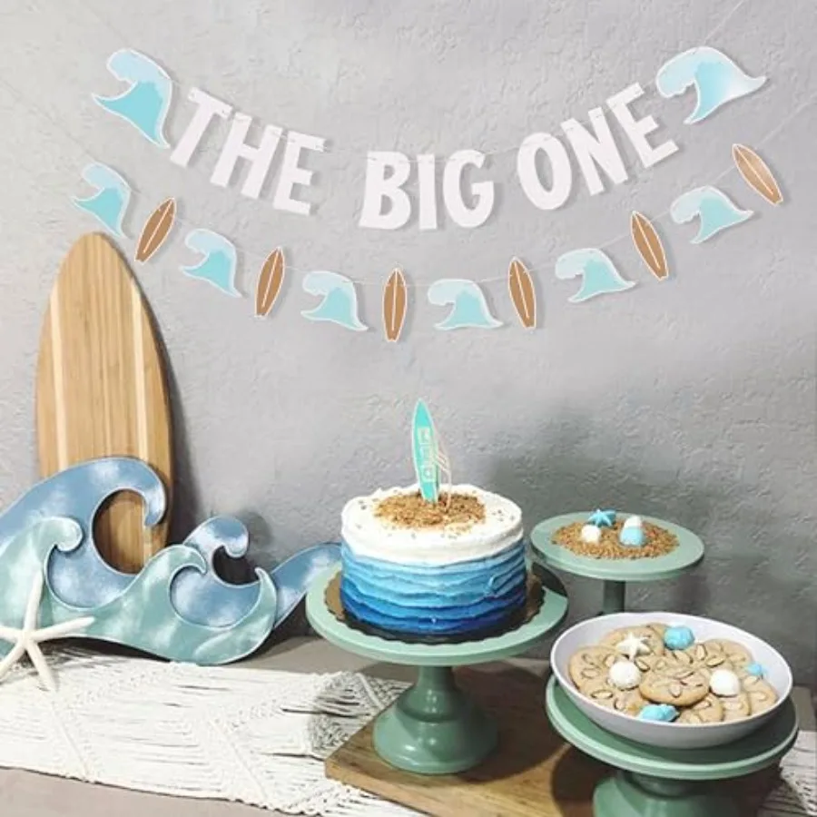 1st Birthday Beach Party Banner Decoration