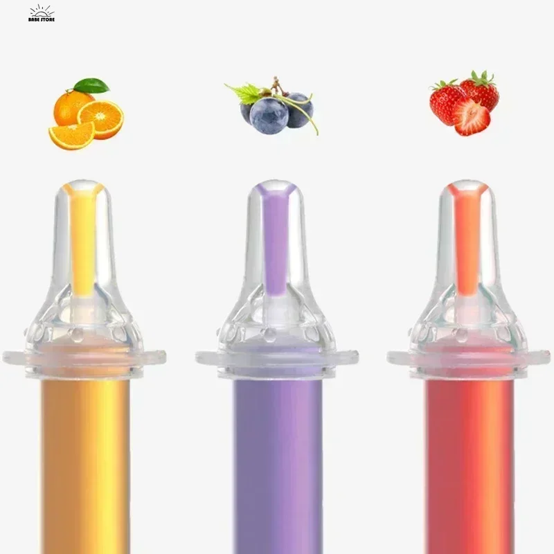 Baby Syringe Shape Feeder Newborn Dropper Medicine Feeder Needle Feeder Squeeze Medicine Dropper Dispenser Pacifier Baby Stuff