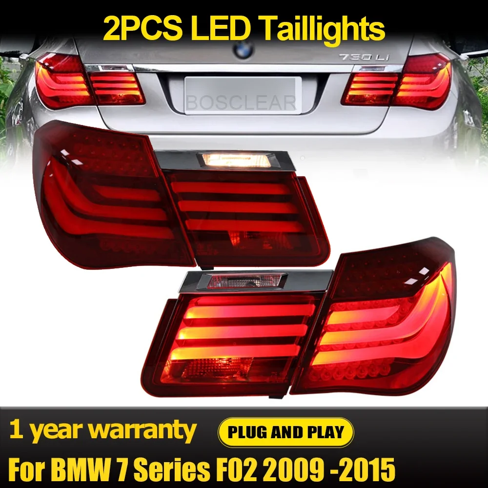 

Car Styling For BMW 7 Series For BMW 7 Series F02 2009-2015 Taillights Yellow Turn Signal Light Car Accessories 730li 740li