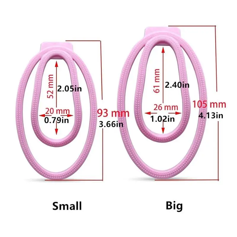 Clip culotte chasteté pour Sissy mâle imitant femme chatte dispositif de chasteté léger en plastique formation pince coq Cage adulte jouets sexuels