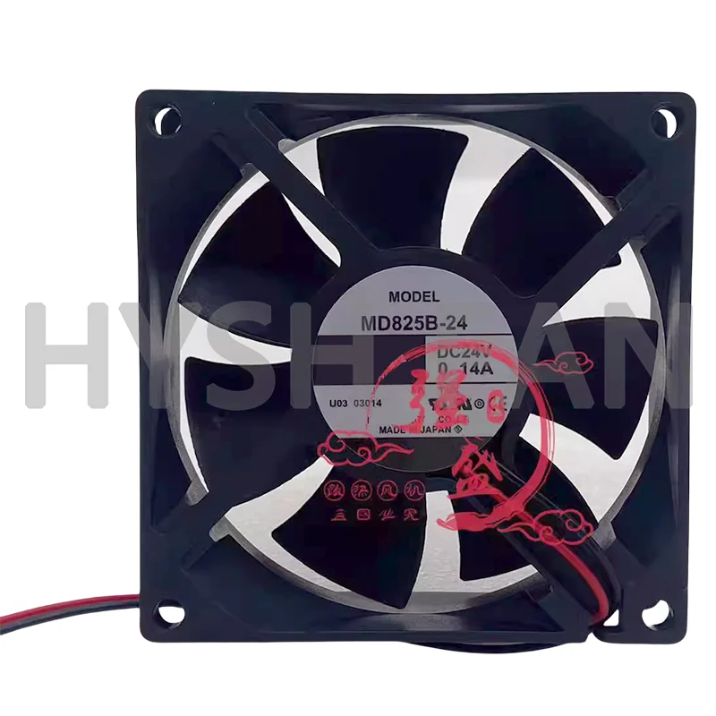 

MD825B-24 New Original 8025 24V 0.14A Inverter Cooling Fan