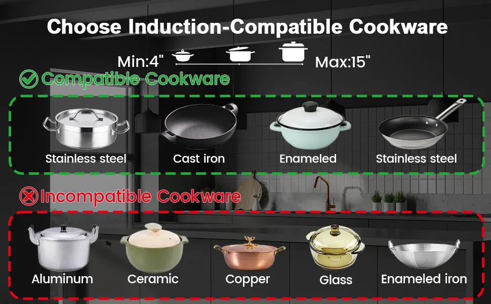 induction burner countertop