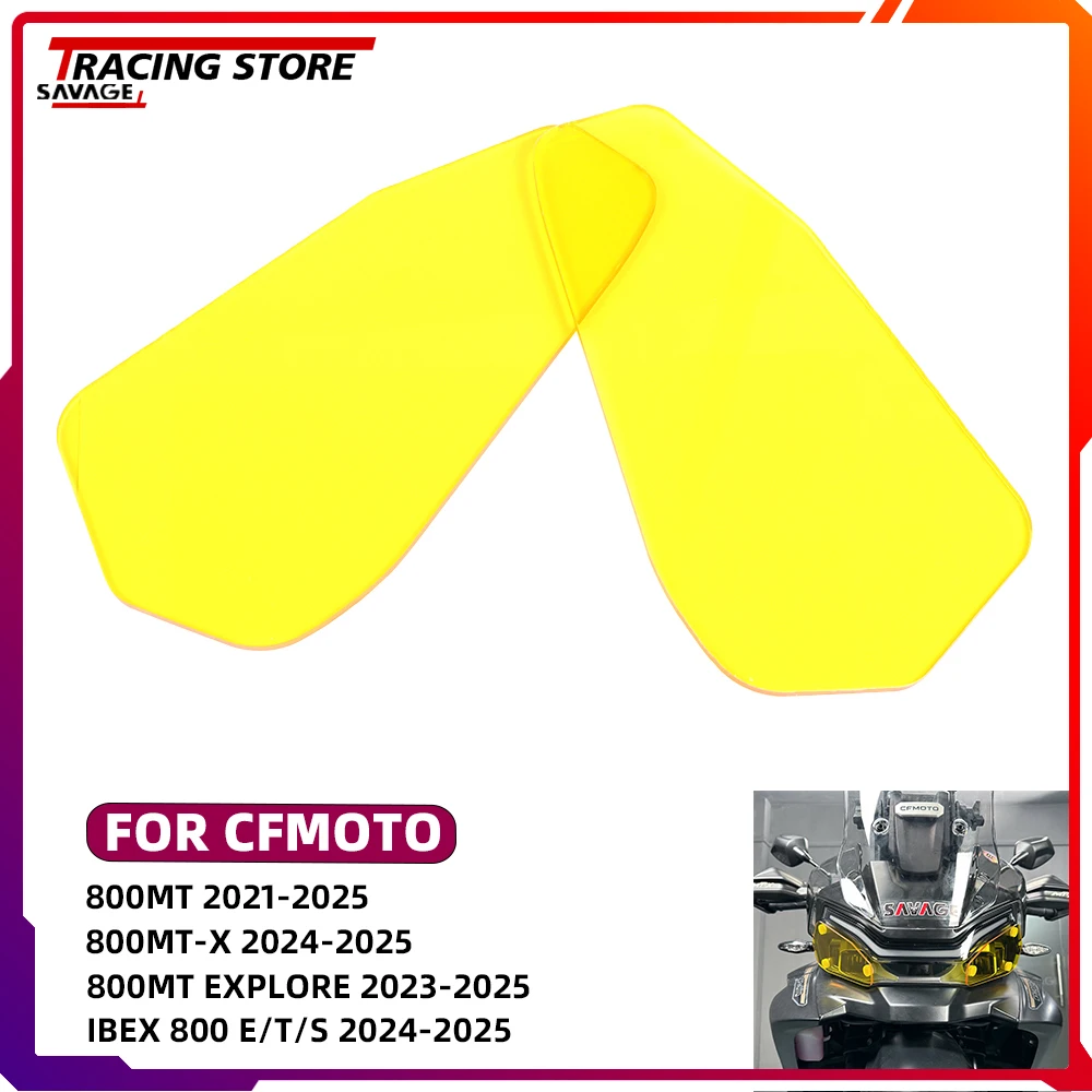 

2025 Motorcycle Headlight Cover Guard Protector For CFMOTO 700MT 800MT Explore 800MT-X IBEX 800 E/T/S Headlamp Protection 800MTX