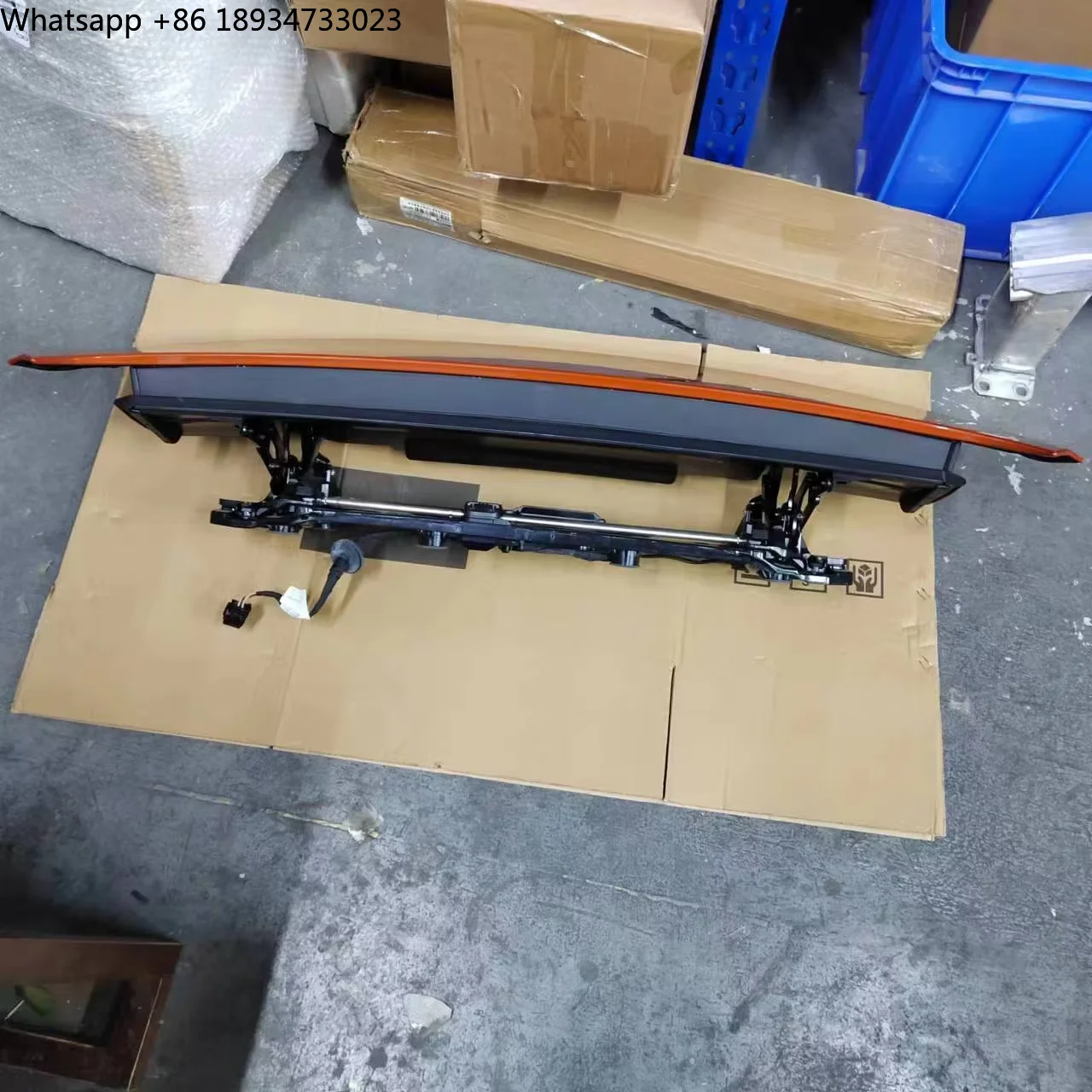 For Rapid Delivery Original Used 2018 971.1 porsche Panamera Accessories 971 Turbo Rear Spoiler