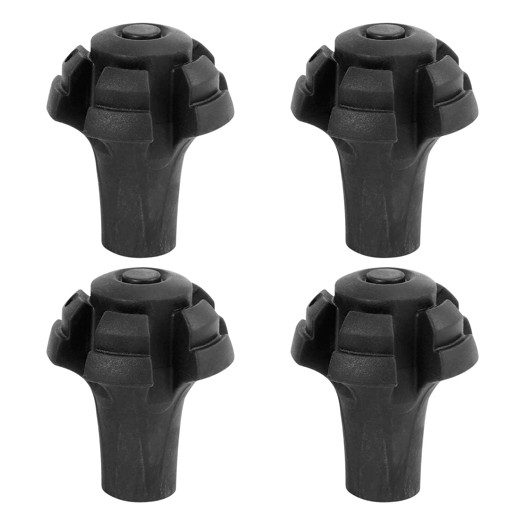 A3#(Upgraded) 683F Four Pack of Extra Rubber Replacement Tips (Replacement Feet/Paws / Ferrules/Caps) for Trekking Poles - Fits
