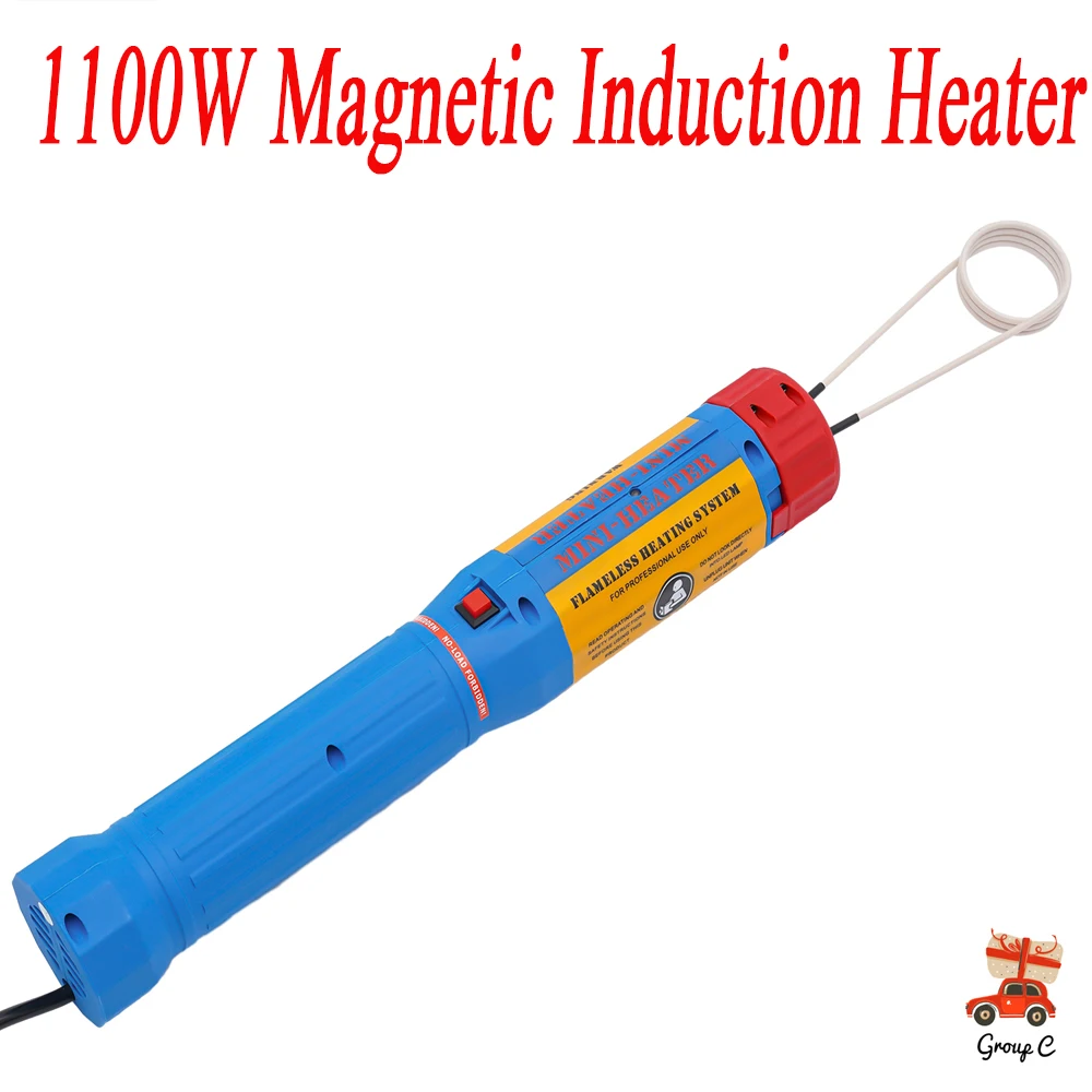 Magnetische Induktionsheizung, 1100 W, Induktionsheizungsset W |   8 Heizspulen zum Heizen kleiner