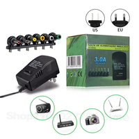 Adjustable 3V 5V 6V 9V 12V 3A 30W Power Supply Adapter 220V To 12V 3A DC 5V Universal AC DC Switching Power Supply Transformer