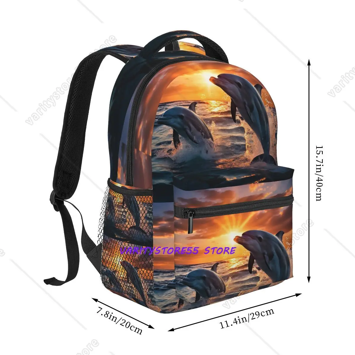 Dolphin The Backpack Hot Sale Daypack Kids BookBag School Bag Shoulder Bags for Men Women