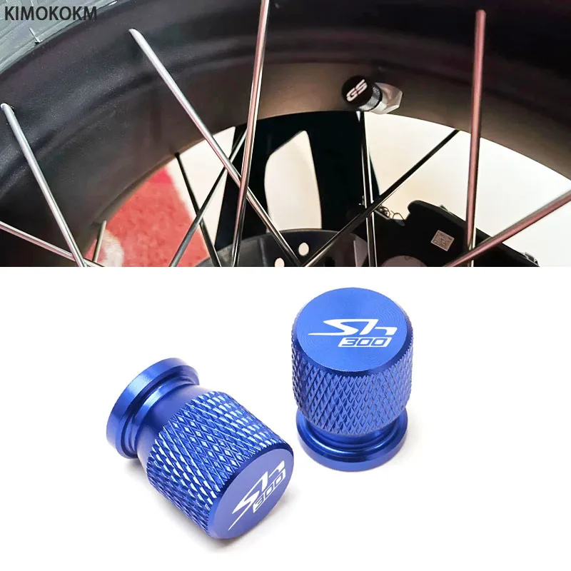 2Pcs Motorcycle CNC Aluminum Accessories Tire Valve Air Port Stem Cover Cap Plug For Honda SH300 SH 300 SH300I SH 300I I