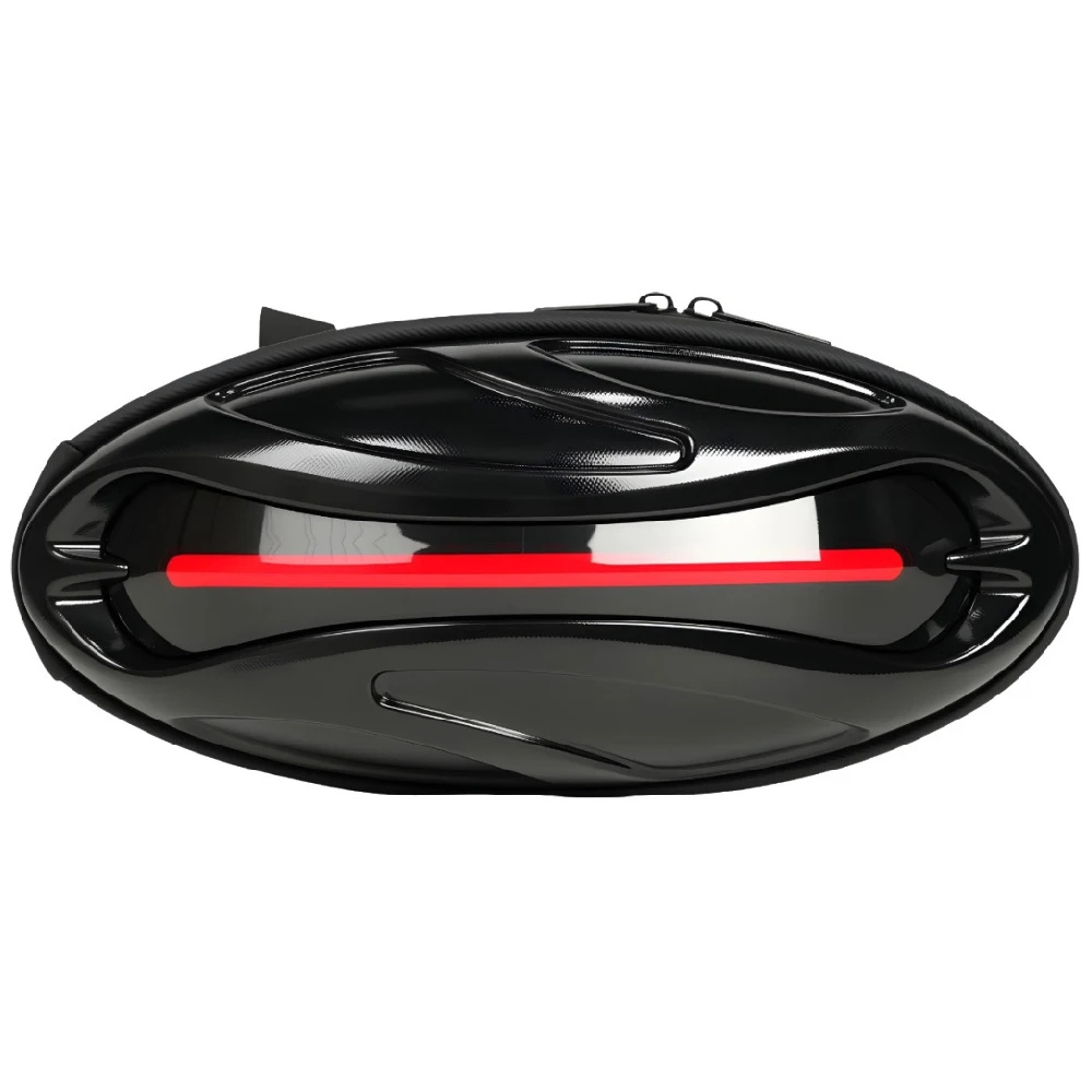 App-Controlled LED Pixel Handlebar Bag, Waterproof Front Phone Cargo Pouch, Power-Supply-Ready for E-Bike & MTB Daily Escapes