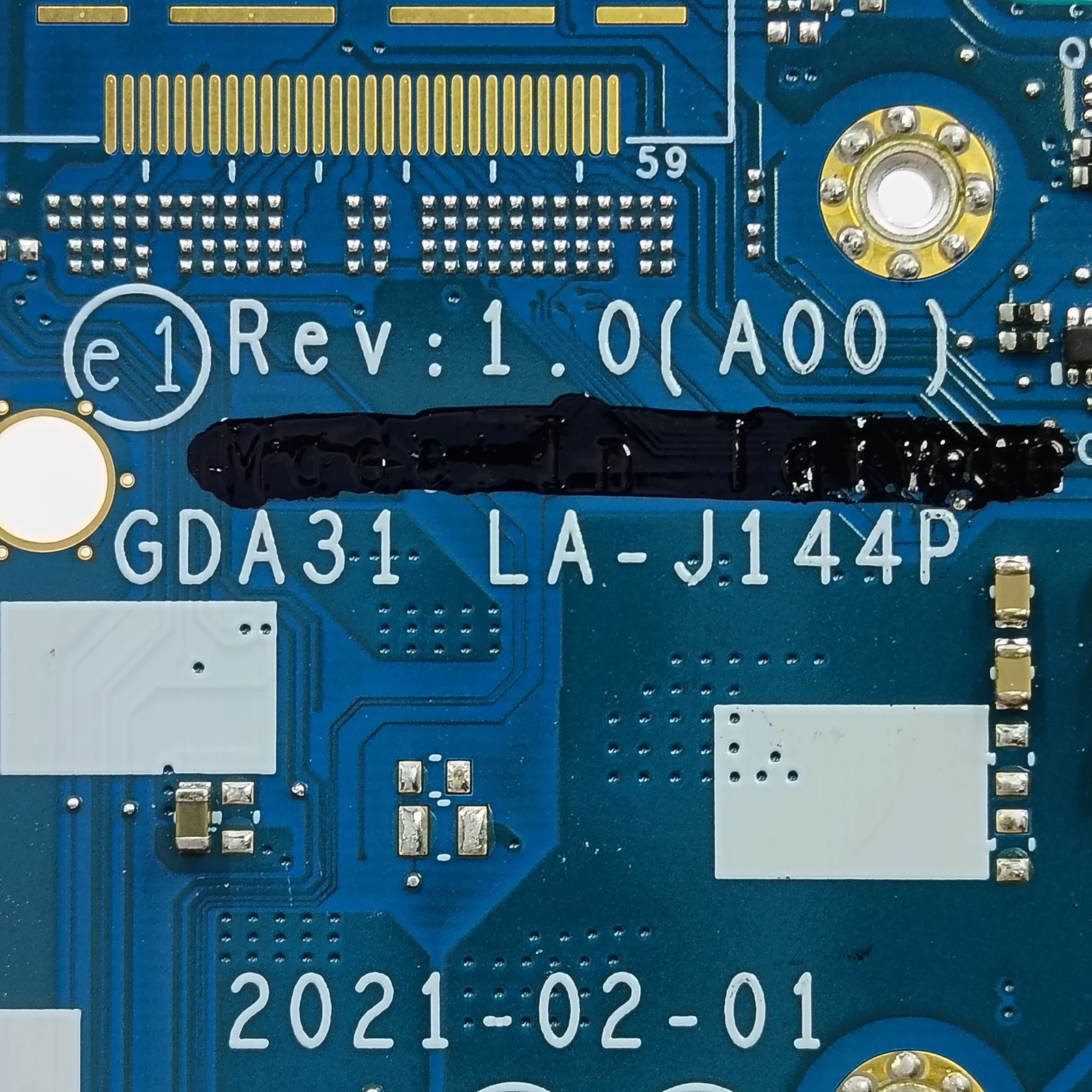 اللوحة الأم للكمبيوتر المحمول GDA31 LA-J144P لأجهزة الكمبيوتر المحمول XPS 13 9310 من Dell وحدة المعالجة المركزية i3-1115G4 i5-1135G7 i7-1185G7 8/16 جيجابايت رام 0CDKXN 0VVW8W