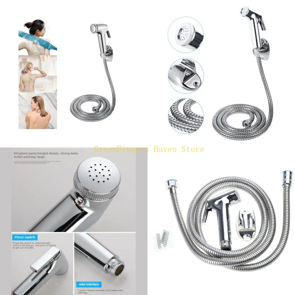 

F68D Bidet Sprayer Set Adjustable Water Pressure Control Portable Bidet Sprayer