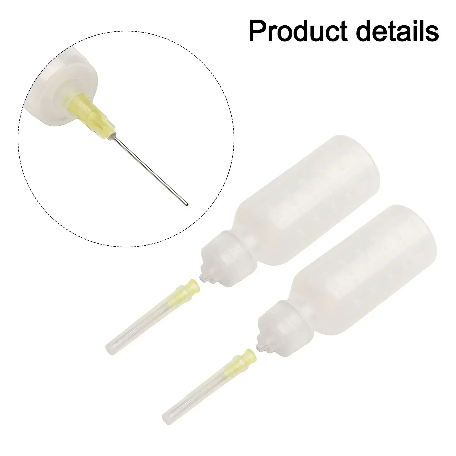 With Needle Flux Bottles 2pcs 50mL Pine Perfume Tip Vent Alcohol Bulk Perfume Dispenser Dropper Engine Oil Sol