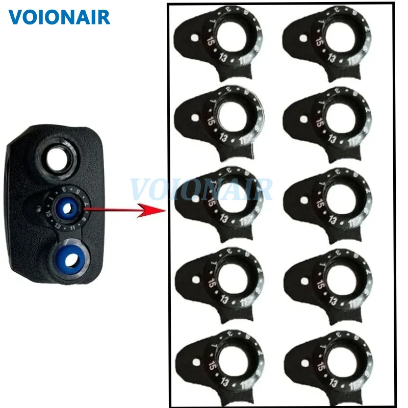 VOIONAIR 20pcs 16 Channel Escutcheon Top Plate For CP200 CP040 Two Way Radios Accessories