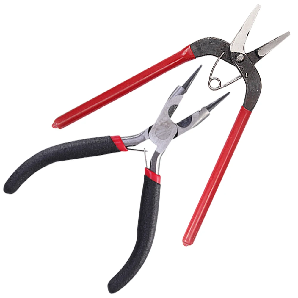 

Multifunctional DIY H made Pliers Mini Vise Oblique Nose Scissors Jewelry Tool Round Pliers Punch Scrapbook Paper