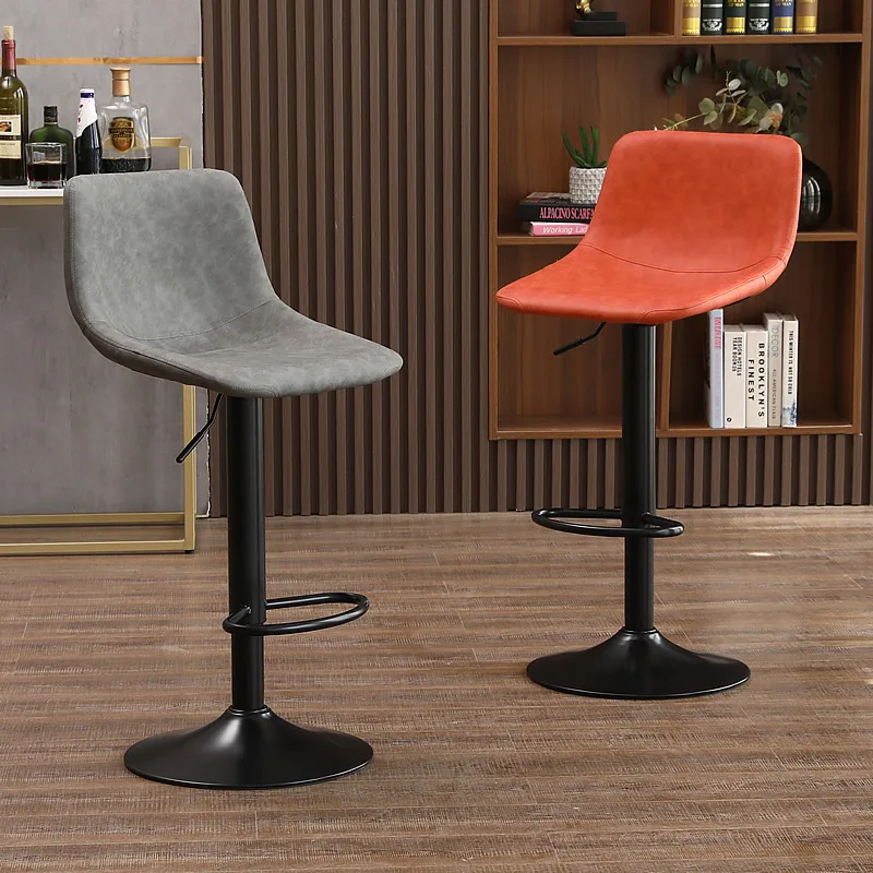 Bar Stools for Kitchen Chair Barbershop Gamer Lightweight Manicure Chairs Living Room Iron Breakfast High Mid-century Stool Home