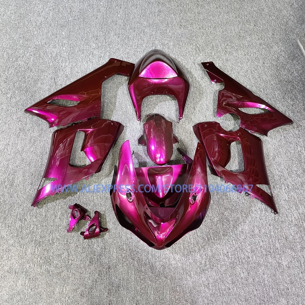 ZX-6R 2005 2006 Komplettes Verkleidungsset für Kawasaki ZX6R 05 06 Lila Blau Schwarz Kostenlose individuelle Motorradverkleidungen