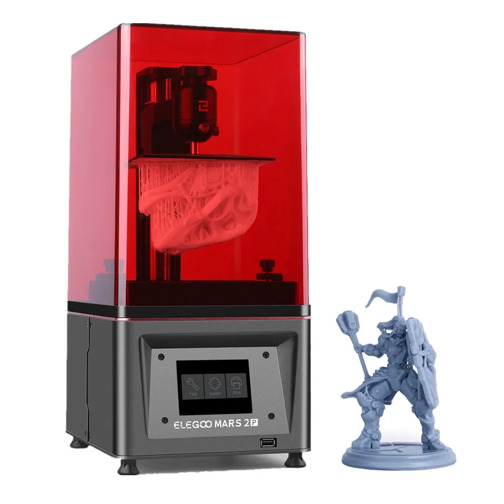 Eleloo Mars 2 Pro 3d Printer 200*70*155Cm 6.08 Inch Lcd 3d Printer Uv Fotocuring 3d Drucker Hars 3d Printer Imprimante 3d