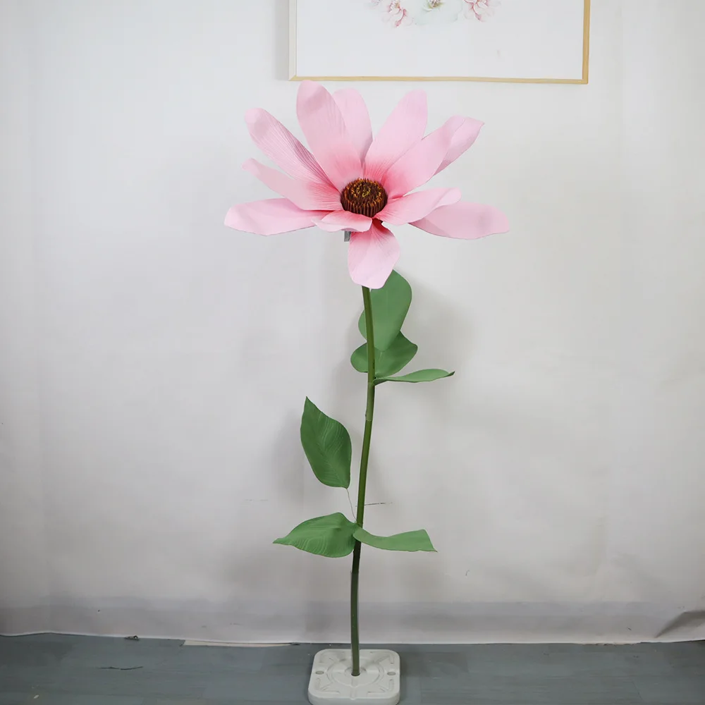 

Artificial Large EVA Daisy Set Flower Engagement Decoration Photography Backdrop Outdoor Supplies Valentine's Day Room Decor