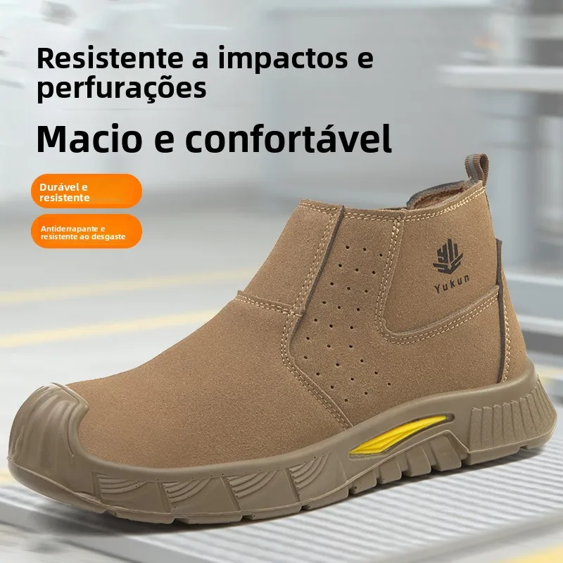 men's-safety-work-shoes-steel-toe-anti-impact-lightweight-breathable-wear-resistant-construction-site-slip-on-shoes