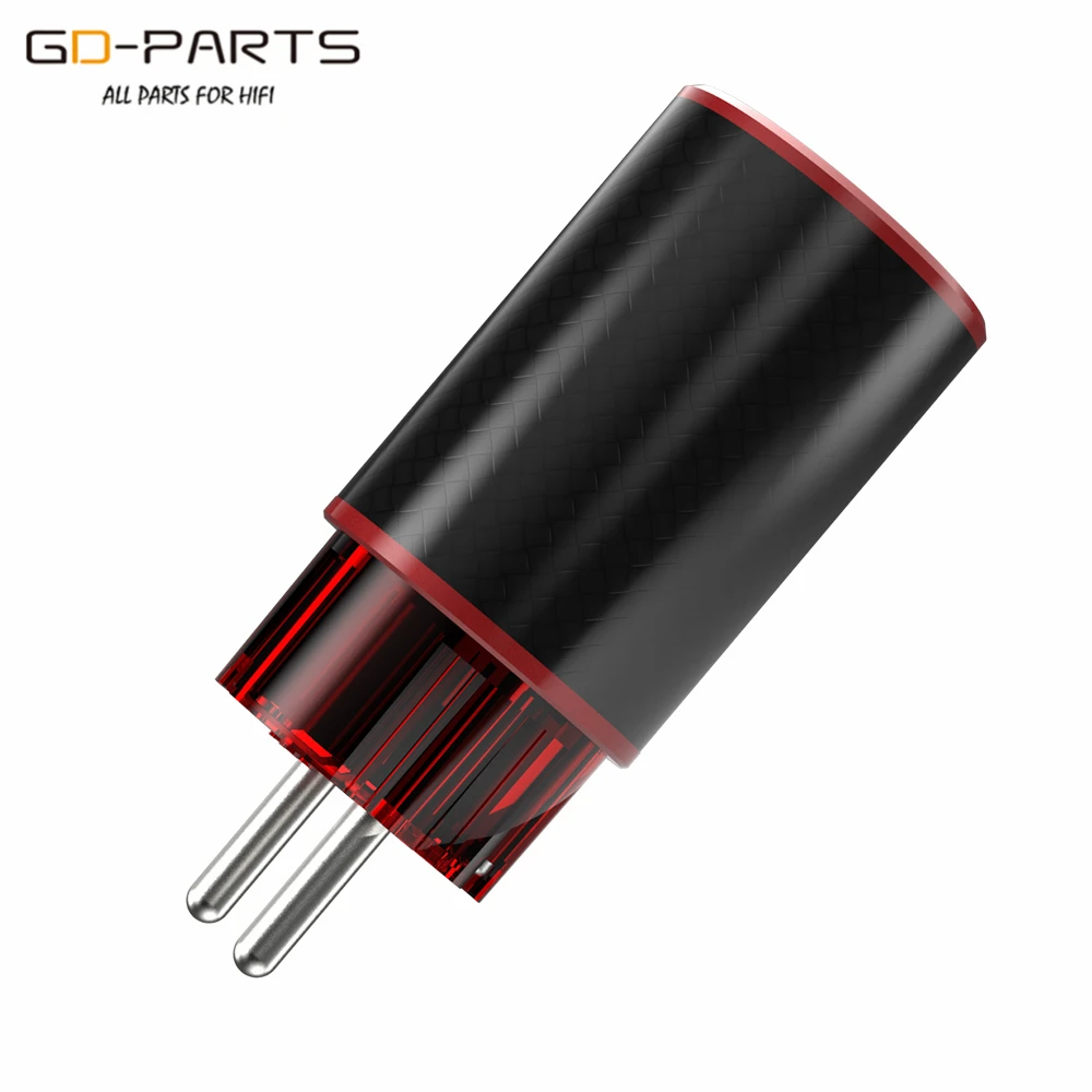 Viborg solide argent pur secteur prise de courant ca prise ue US IEC320 connecteur d'alimentation électrique Schucko entrée sortie Hifi Audio bricolage