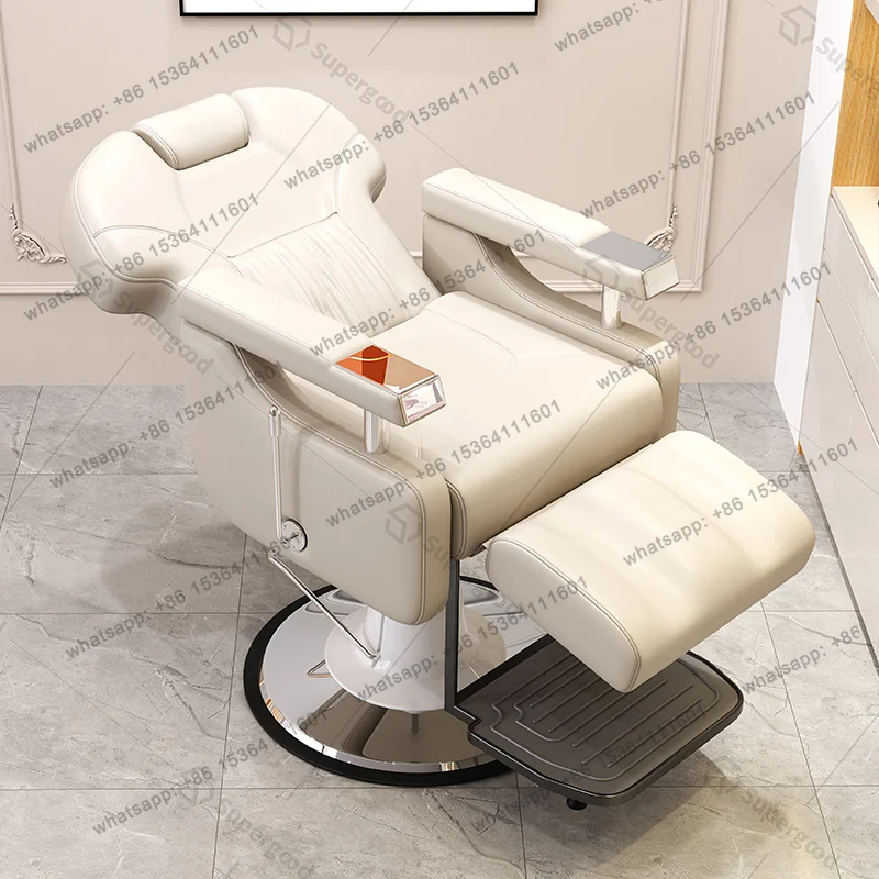 Factory Direct Electric Reclining Barber Chair for Hair Salon, Specialized for Hair Treatment, Beauty Salon, Haircut Chair