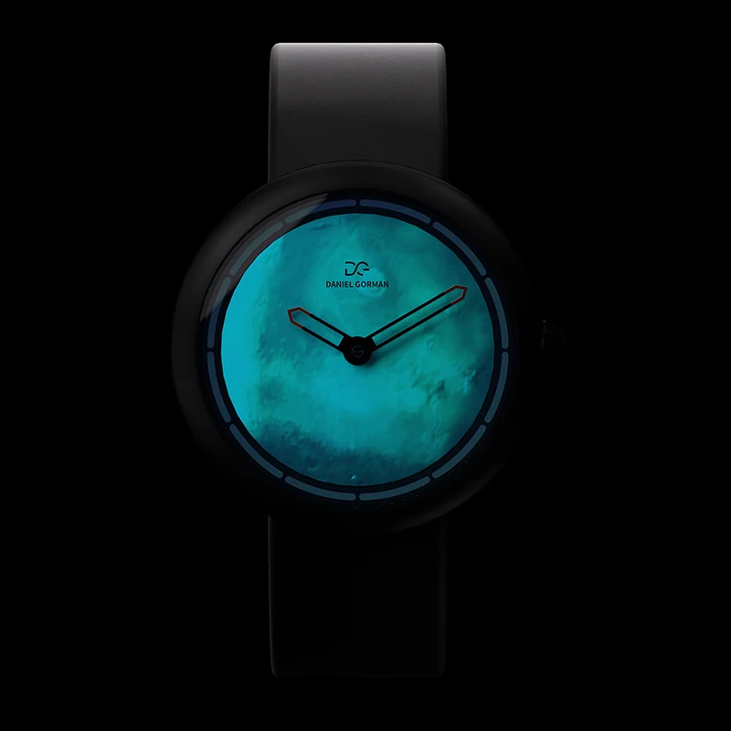 3D Luminous Dial Japanese Gorman Quartz Watch Design Genuine Leather Strap Embossed Dial Dessy 2026 GormanWatch