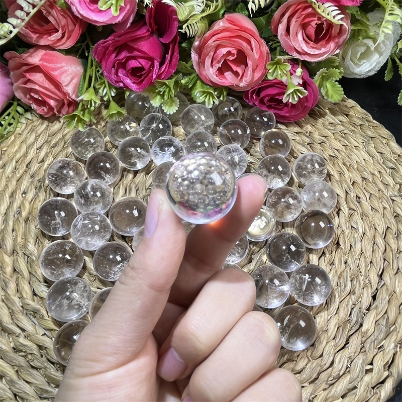 Wholesale High Quality Popular Natural White Clear Quartz Sphere Ornaments As Gift