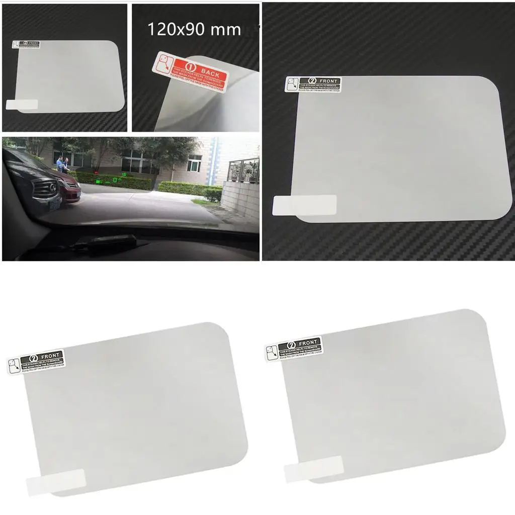 HD HUD عاكس فيلم شفاف PET حامي الشاشة المضادة للوهج لعرض هاتف السيارة رئيس يصل