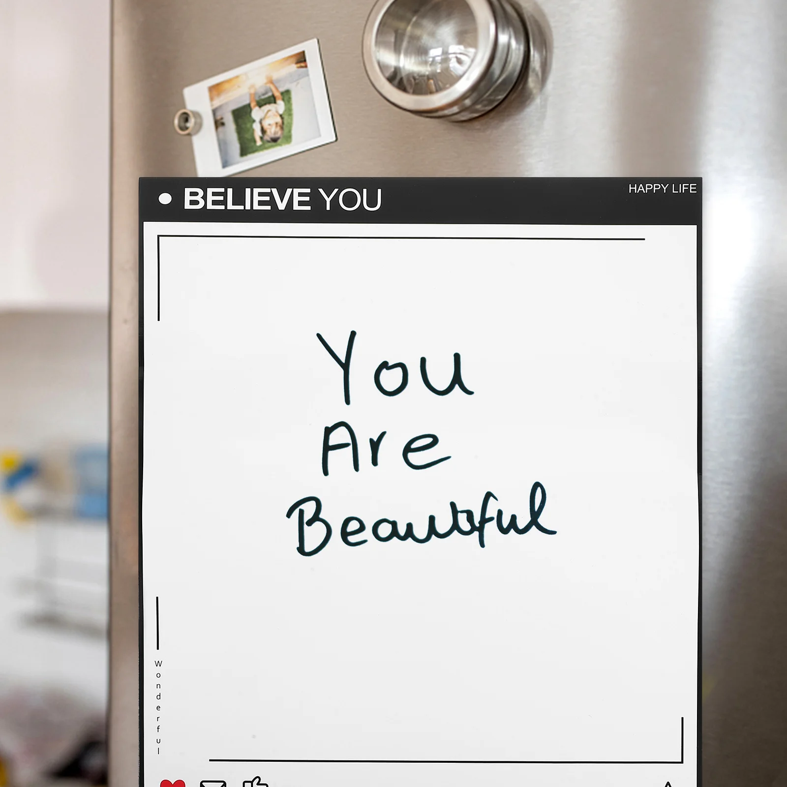 

Magnetic Notepad Whiteboard for Fridge Reminder Schedule Planning Memo Message Board Large Size Reusable Memo Message Board