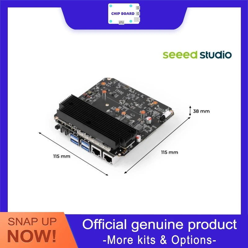 seeed studio reComputer Robotics J401 carrier board compatible with Jetson Orin Nano and Orin NX modules