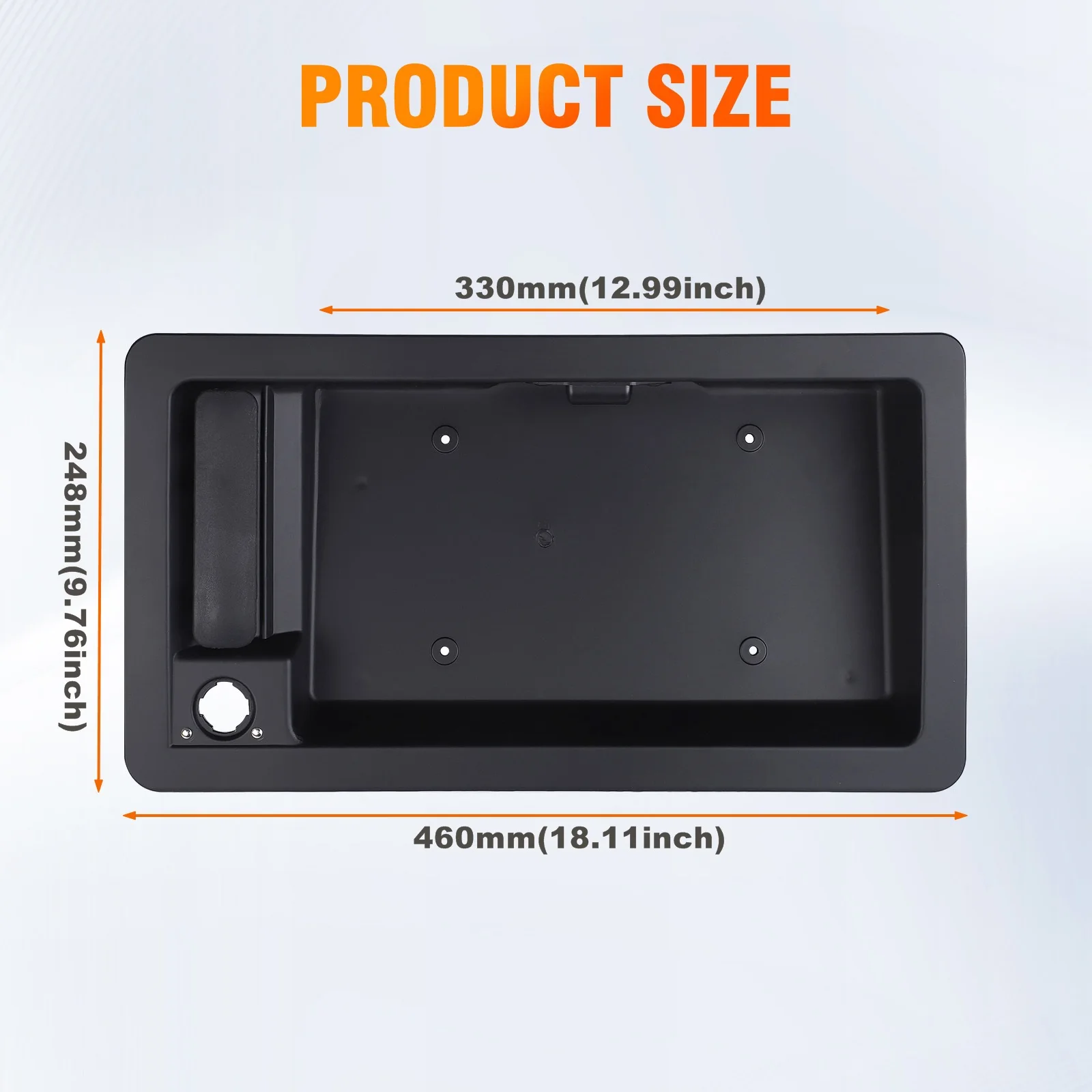الخارجي مقبض الباب الخلفي لوحة ترخيص قوس الباب الخلفي البضائع استبدال المباشر لفورد 1992-2007 رقم الجزء 6C2Z15434A20AA #6