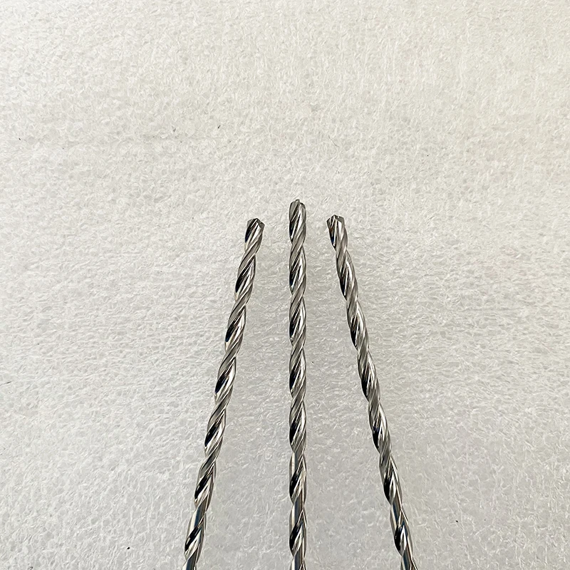 Tungsten Carbide 8-9mm Coated Twist Drill Bit for Stainless Steel Deep Hole Processing CNC Machine Use