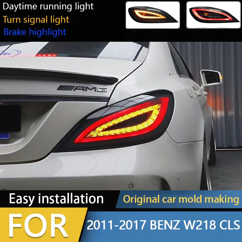 

Car Styling for BENZ W218 CLS Tail Lights 2011-2017 CLS LED Tail Lamp LED DRL Brake Reverse auto Accessories