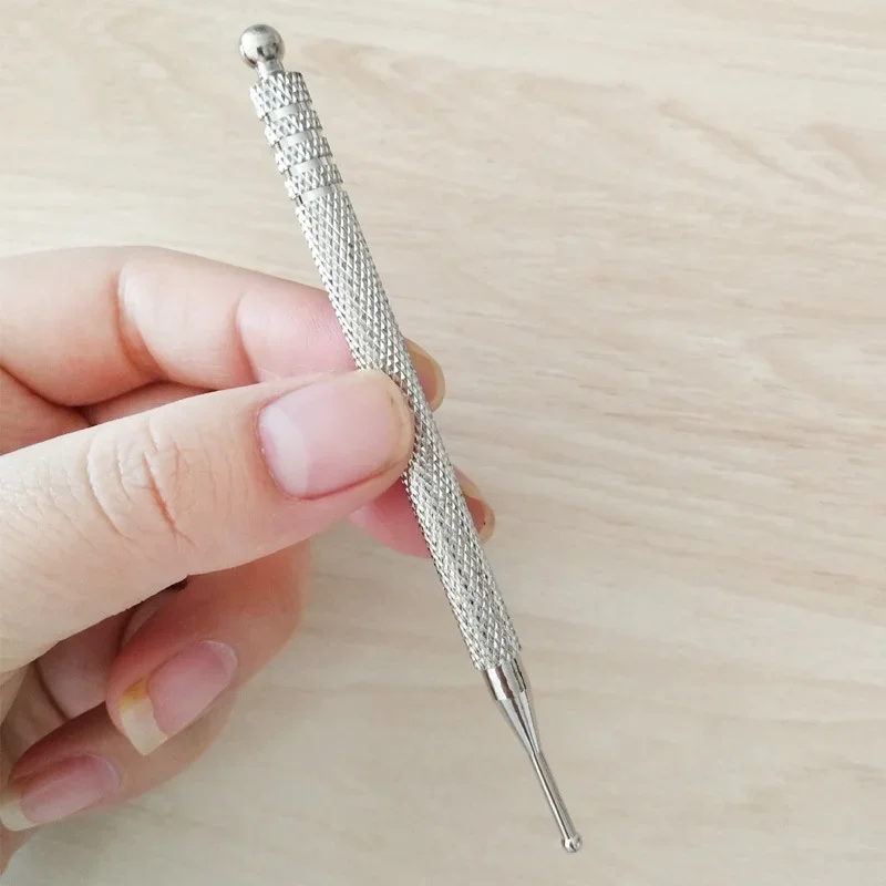 أداة تدليك الوجه التفكير ، قلم الوخز بالإبر قابل للسحب ، أداة العناية بالأذن الربيع برأسين ، قلم التحقيق نقطة ، مدلك للوجه