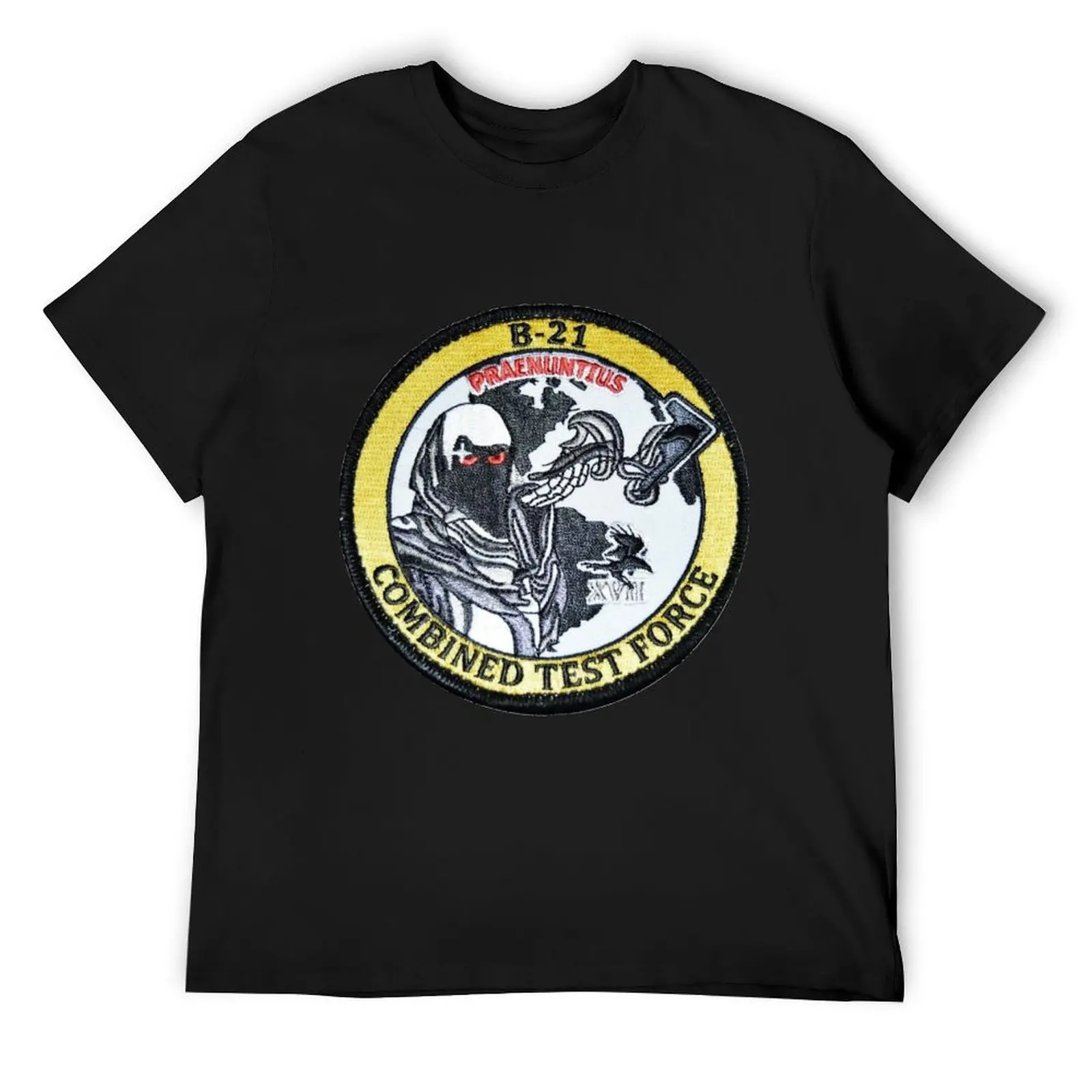 

B-21 Raider CTF Patch T-Shirt aesthetic clothes vintage t shirts blue archive oversized t shirt mens workout shirts