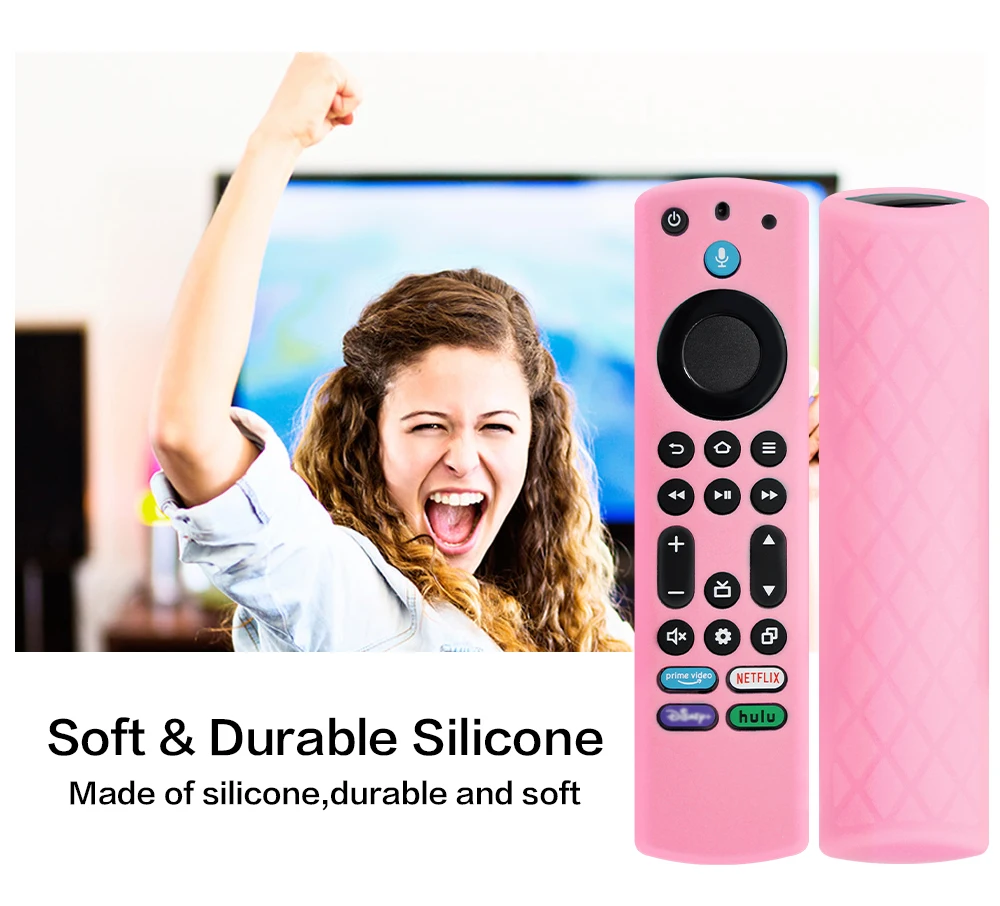Silikon-Fernbedienungshülle für 2023 Fire TV Stick 4K Max 2. / Tanne TV Omni-Serie / FireTV 4-Serie Fernbedienung, leuchtet im Dunkeln – Detail 3