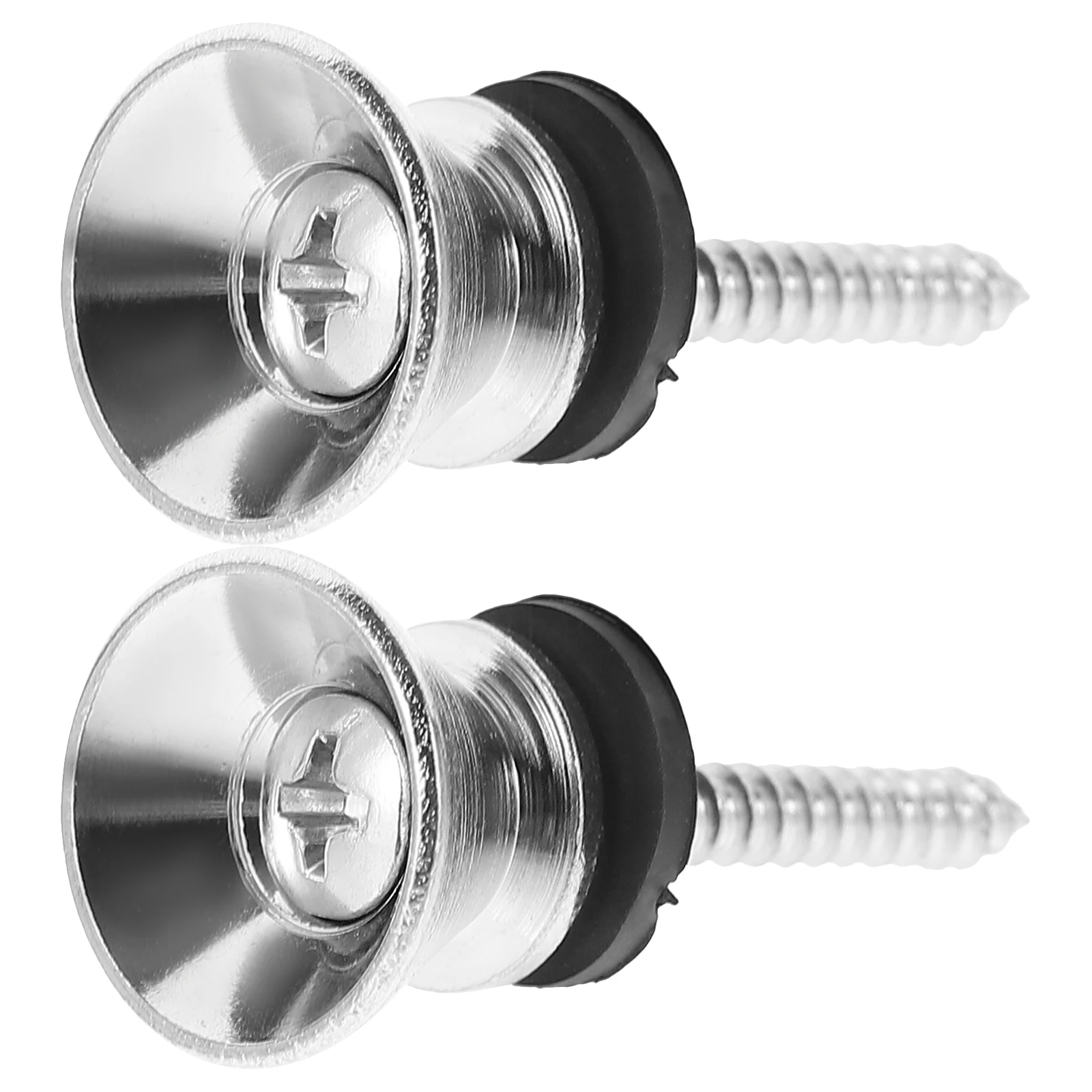 

1 Pair Metal Strap Locks Anti-Skid Retainer For Electric Bass Ukulele Replacement Guitar Button Durable Buckle Guitar