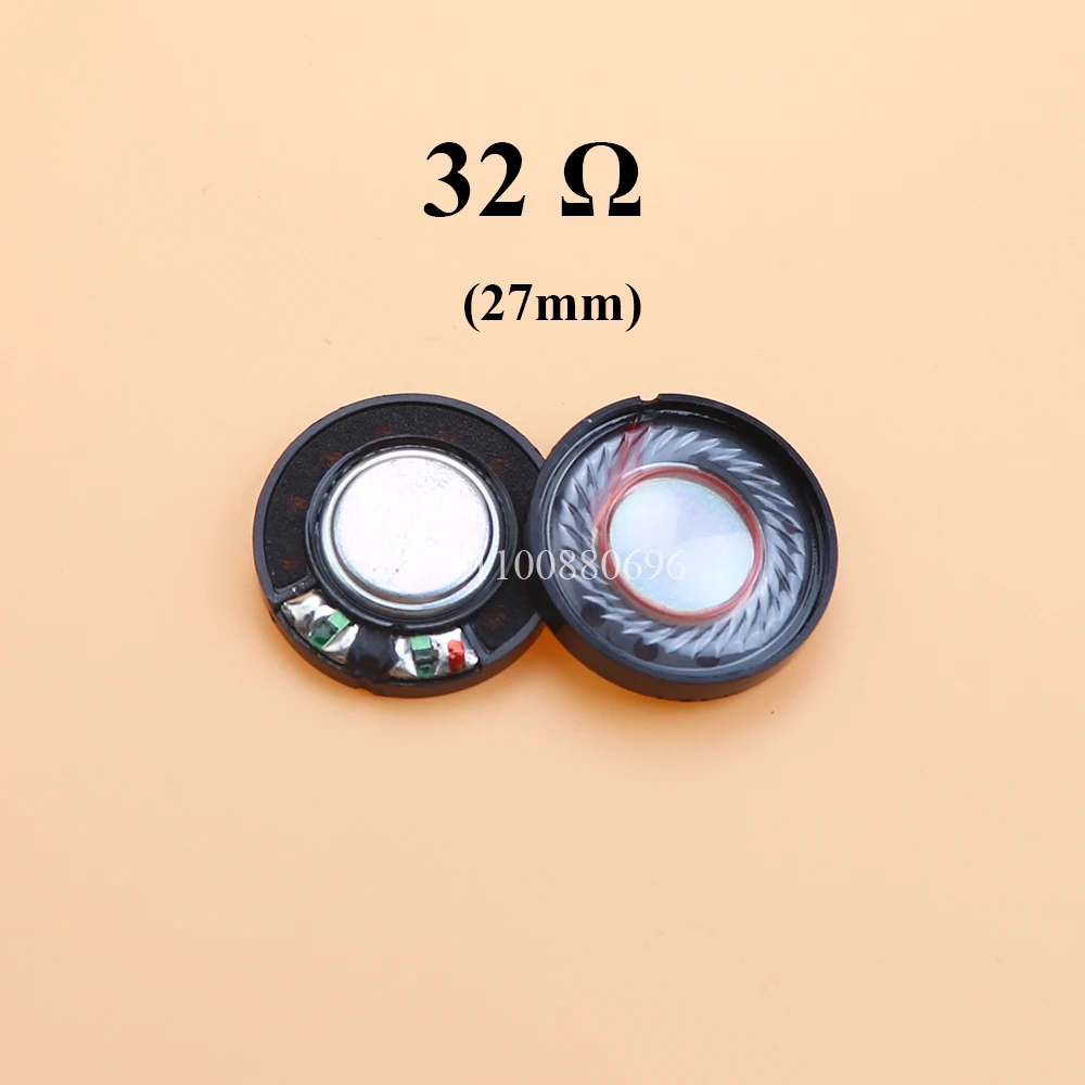 2PCS Neue 50mm 40mm 30mm 27mm Lautsprecher Einheit für DIY Kopfhörer Ausgezeichnete Sound Membran klare Stimme Tiefe Bass Hoch