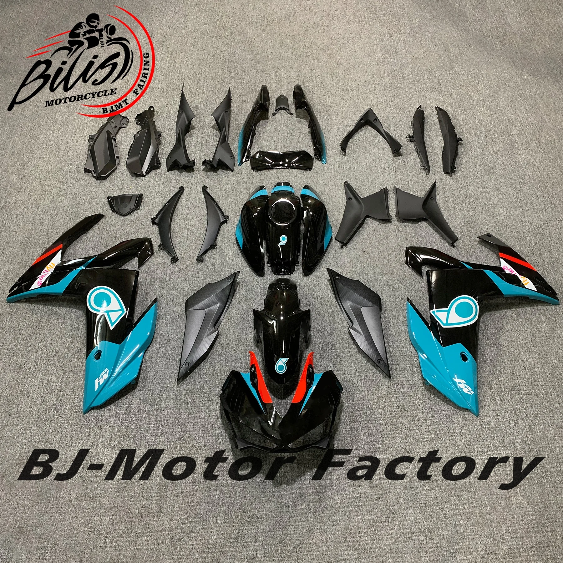 

Motorcycle Fairing Kit Suitable for Yamaha R25 14-18 Years R3 2014 2015 2016 2017 2018 Fairing Black blue